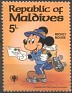 Maldives 1979 Walt Disney 5 L Multicolor Scott 830